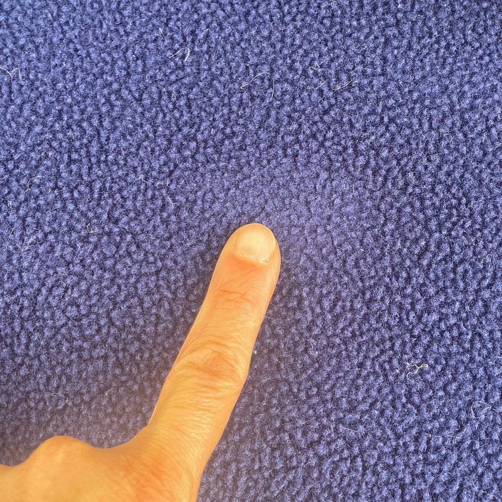 Vintage LL Bean Mountain Deep Pile Fleece Jacket Blue Men XL Full Zip 90's Logo‎ - Picture 6 of 12